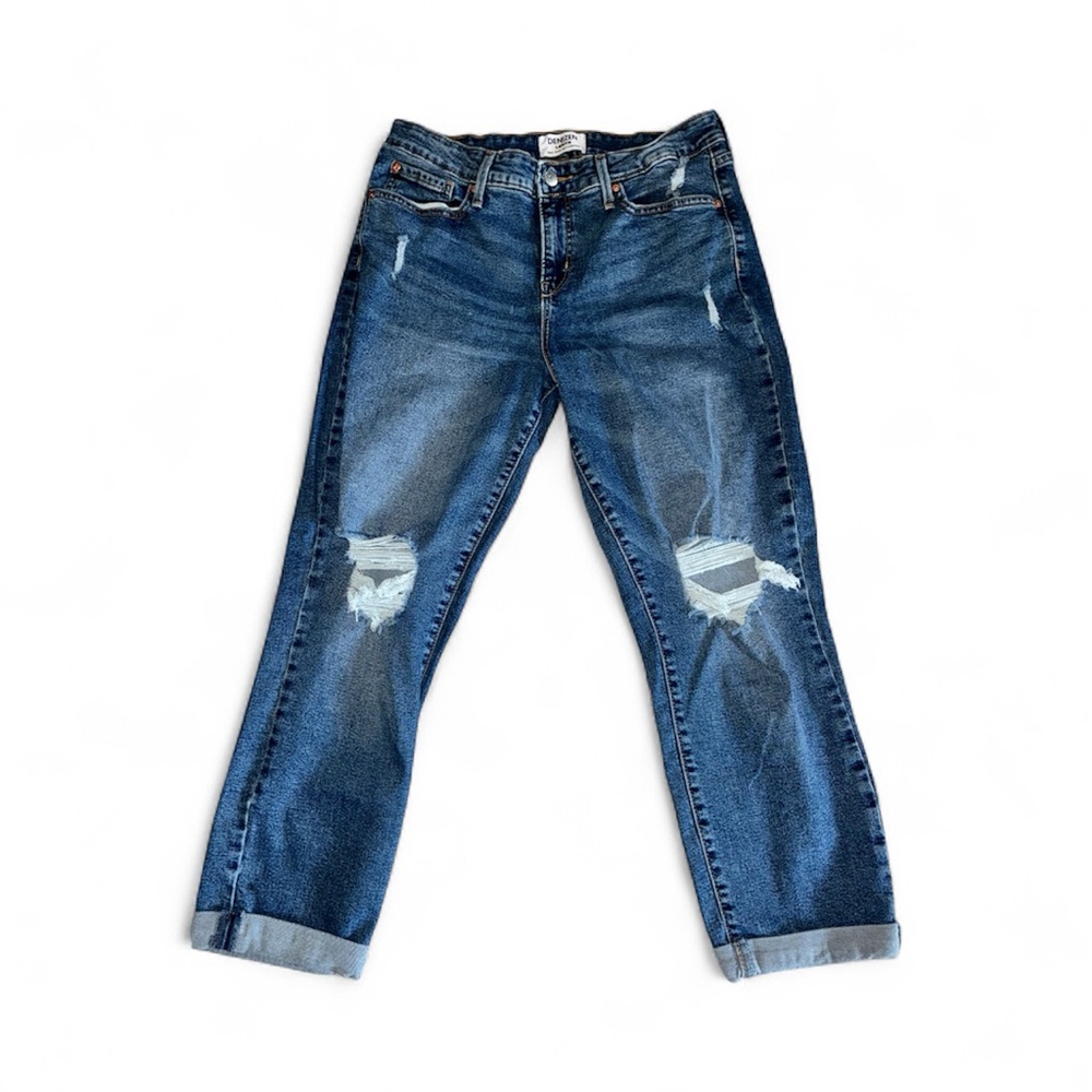 Denizen from Levi's Dark Blue Boyfriend Jeans